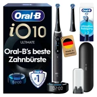 Oral-B iO10 Ultimate Zahnbürste mit dem Claim „Oral-B's beste Zahnbürste“.