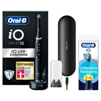 Oral-B iO Series 10 Elektrische Zahnbürste, Lade-Reiseetui, Cosmic Black - undefined undefined