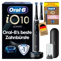 Oral-B iO Series 10 Elektrische Zahnbürste, Lade-Reise-Etui, Cosmic Black - undefined undefined