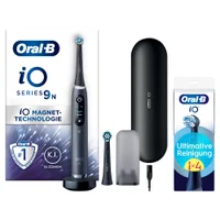 Oral-B iO Series 9 Elektrische Zahnbürste, Lade-Reiseetui, Black Onyx