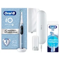 Oral-B iO Series 9 Luxe Edition Elektrische Zahnbürste, Lade-Reiseetui, Black Onyx