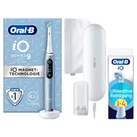 Oral-B iO Series 9 Luxe Edition Elektrische Zahnbürste, Lade-Reiseetui, Black Onyx