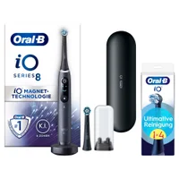 Oral-B iO Series 8 Zahnbürste mit iO Magnet-Technologie und Zubehörset.