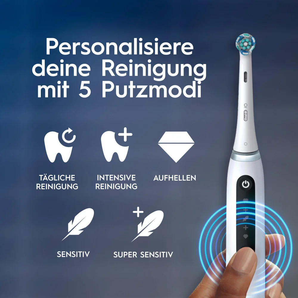 Oral-B iO 5 Elektrische Zahnbrste | Quite White | 1 Aufsteckbrste | Reise-Etui | Oral-B DE Oral-B iO 5 Elektrische Zahnbrste | Quite White | 1 Aufsteckbrste | Reise-Etui | Oral-B DE