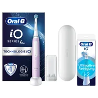 Oral-B iO Series 4 Elektrische Zahnbürste, Reiseetui, Lavender