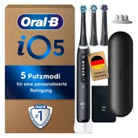Oral-B iO Series 5 Plus Edition Elektrische Zahnbürste, Reise-Etui, Matt Black - undefined undefined