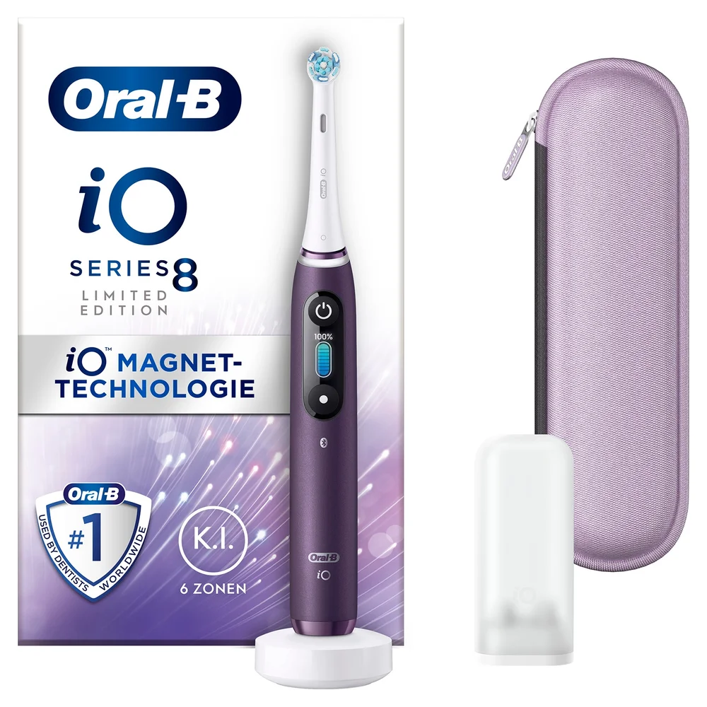 Oral-B iO 8 Limited Edition Elektrische Zahnbürste, Reiseetui, violet Bild 1