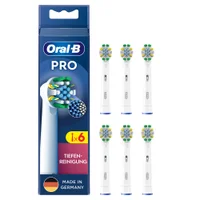 Oral-B Pro Tiefenreinigung Aufsteckbürsten für elektrische Zahnbürste, X-förmige Borsten, 6 Stück - undefined undefined
