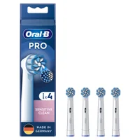 Oral-B Pro Sensitive Clean Aufsteckbürsten für elektrische Zahnbürste, X-förmige Borsten, 4 Stück