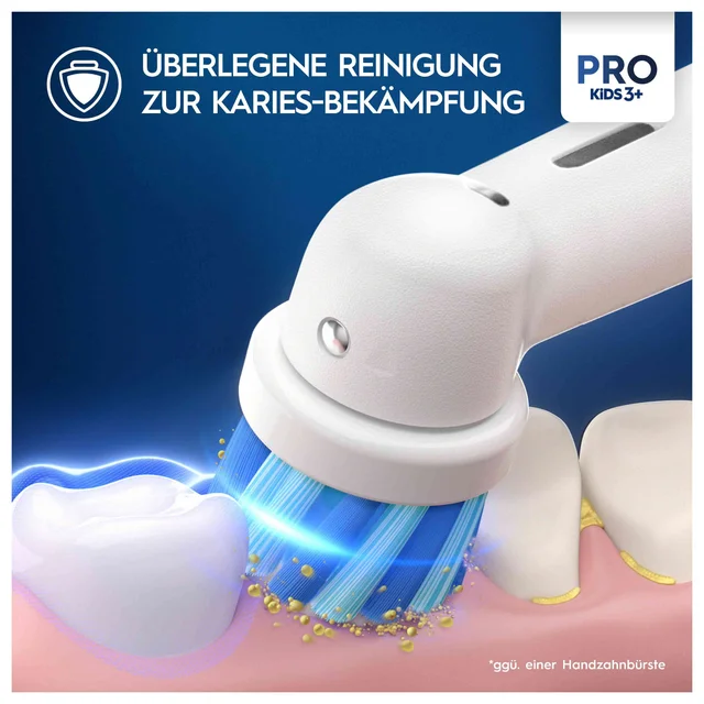 Oral-B Pro Kids Frozen Aufsteckbürsten für elektrische Zahnbürste, 4 Stück, für Kinder ab 3 Jahren