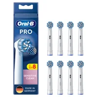 Oral-B Pro Sensitive Clean Aufsteckbürsten für elektrische Zahnbürste, X-förmige Borsten, 8 Stück - undefined undefined