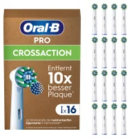 Oral-B Pro CrossAction Aufsteckbürsten für elektrische Zahnbürste, X-förmige Borsten, briefkastenfähige Verpackung, 16 Stück - undefined undefined