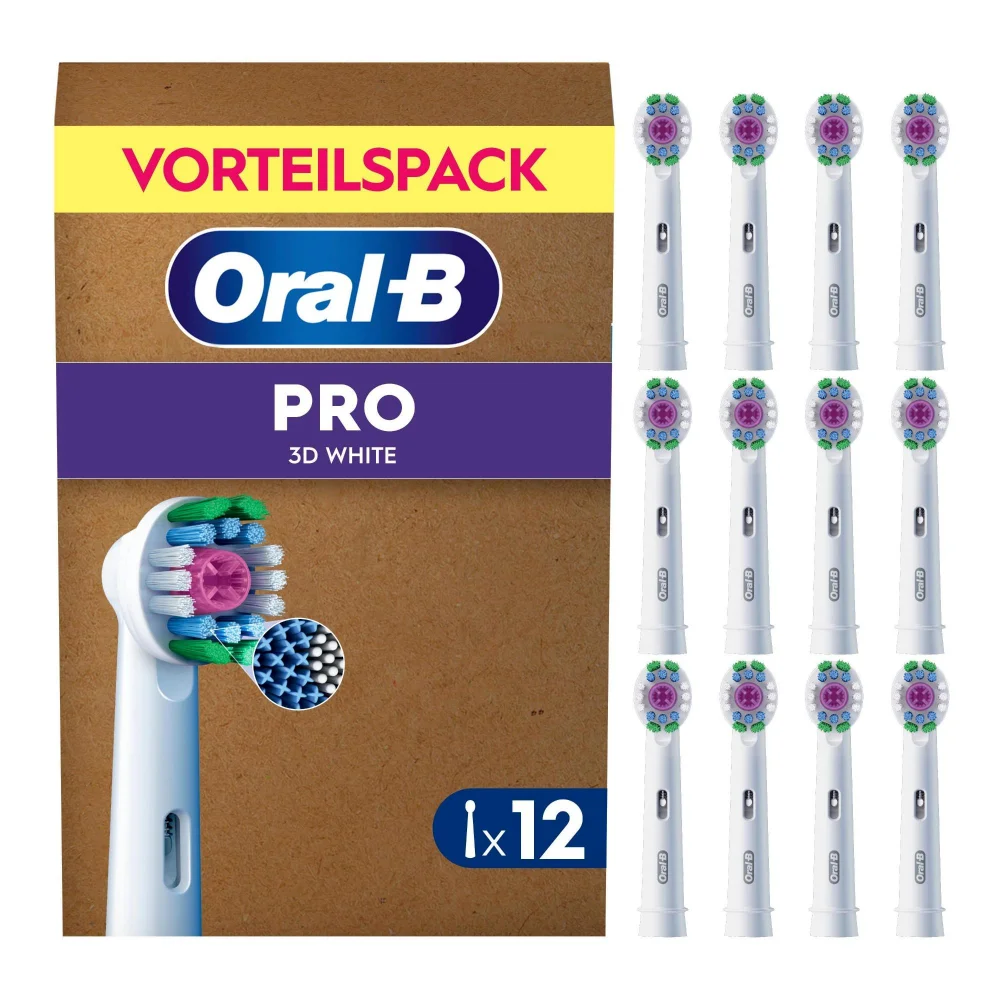 Oral-B Pro 3DWhite Aufsteckbürsten 12 Stück Bild 1