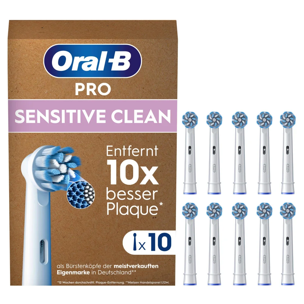 Oral-B Pro Sensitive Clean Aufsteckbürsten, 10 Stück Bild 1
