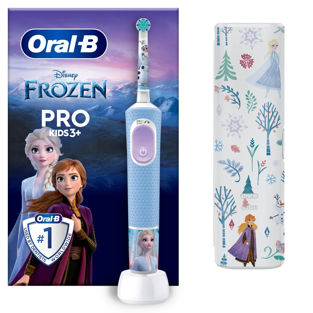 Oral-B Pro Kids 3+ Frozen Elektrische Zahnbürste mit Reiseetui Bild 1