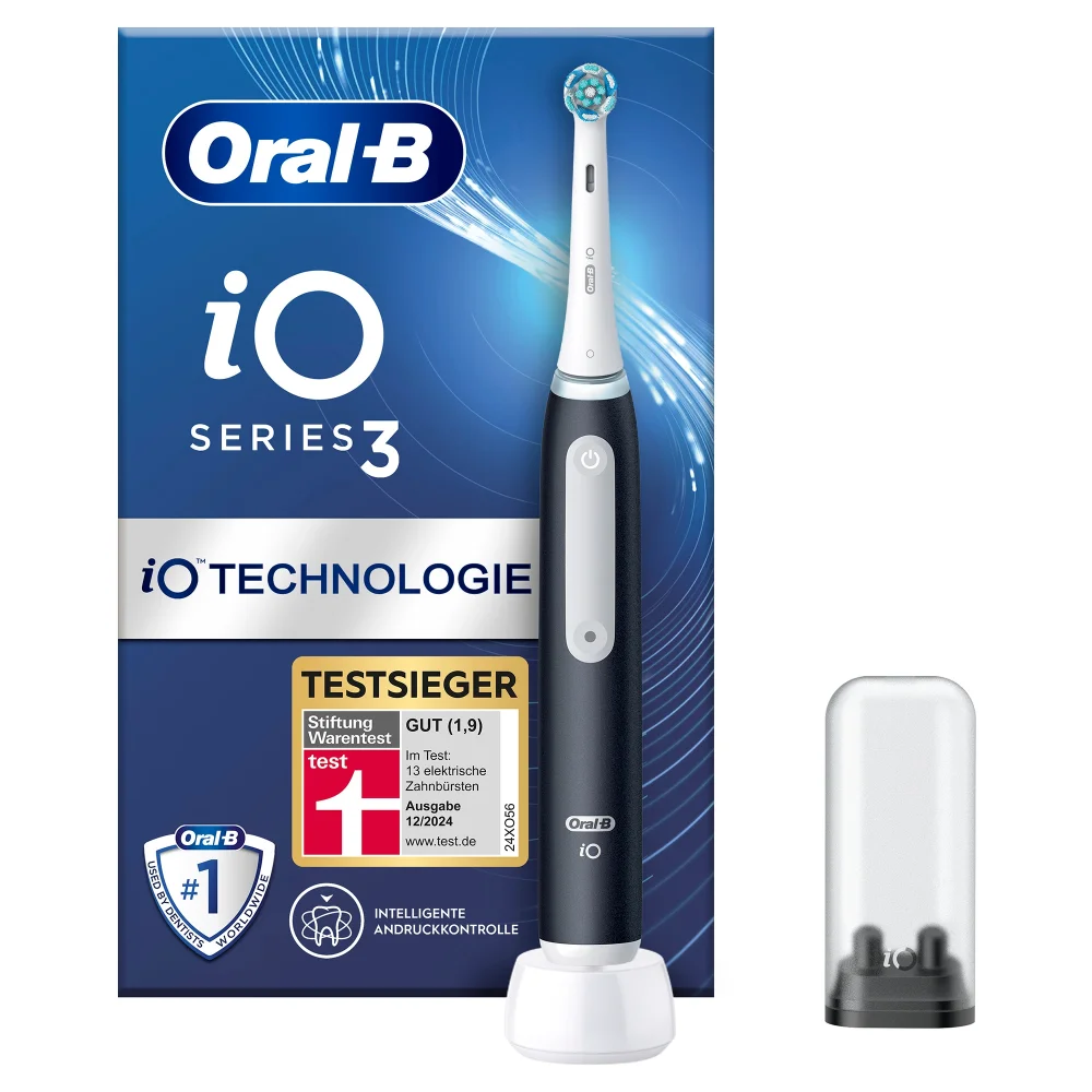 Oral-B iO Series 3 Elektrische Zahnbürste, Matt Black Bild 1