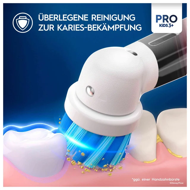 Oral-B Pro Kids Cars Elektrische Zahnbürste, Rot/Blau