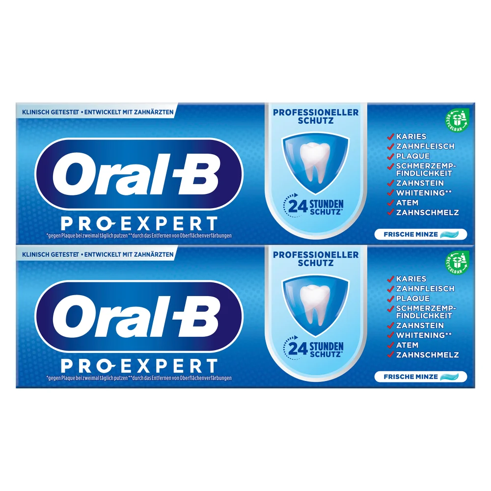 Oral-B Pro-Expert Professioneller Schutz Zahncreme 2x75 ml Bild 1