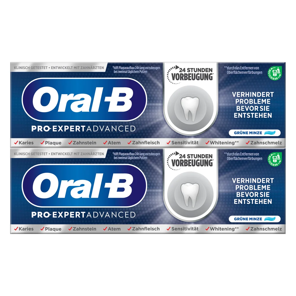 Oral-B Pro-Expert Advanced Zahncreme 2x75 ml Bild 1