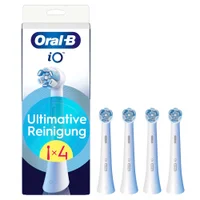 Oral-B iO Ultimative Reinigung Aufsteckbürsten, Weiß, 4 Stück