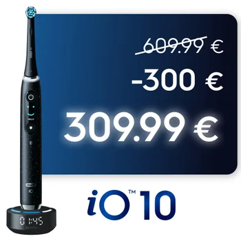 Oral-B iO Series 10 Plus Edition, Lade-Reiseetui, recycelbare Verpackung