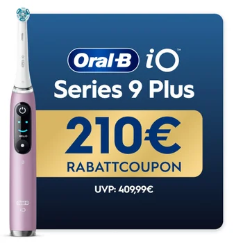 Oral-B iO Series 9 Plus Edition, Lade-Reiseetui, recycelbare Verpackung