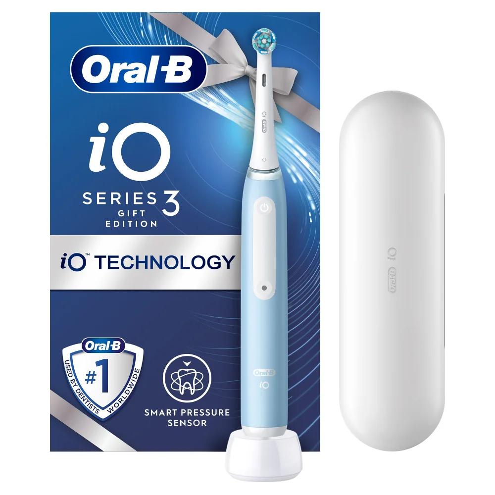 Oral B iO3 Ice Blue + Travel Case (Dentist) Bild 1