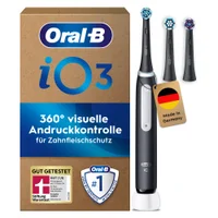 Oral-B iO Series 3 Plus Edition Elektrische Zahnbürste, Matt Black