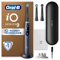 Oral-B iO Series 9N Black Onyx, Aufsteckbürsten, Lade-Reiseetui, recycelbare Verpackung