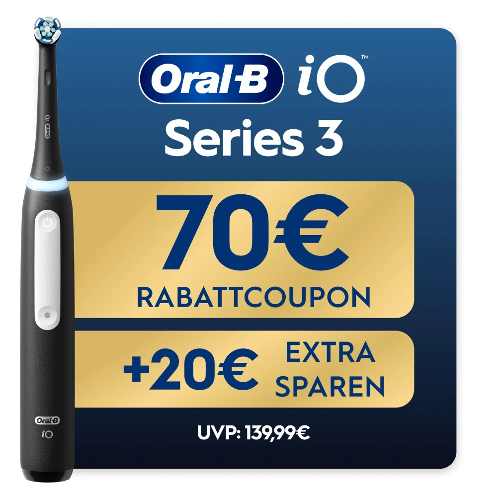 Oral-B iO Series 3 Matt Black, recycelbare Verpackung Bild 1