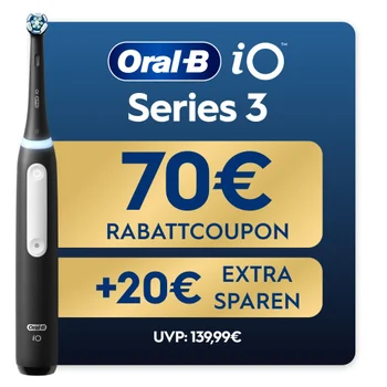Oral-B iO Series 3 Matt Black, recycelbare Verpackung