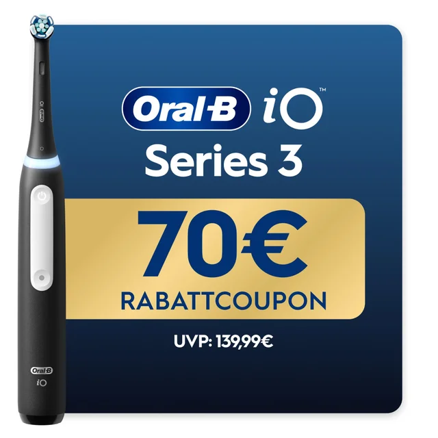 Oral-B iO Series 3 Matt Black, recycelbare Verpackung
