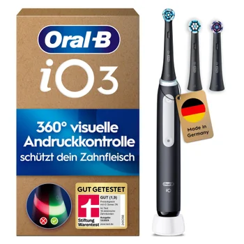 Oral-B iO Series 3 Matt Black, recycelbare Verpackung