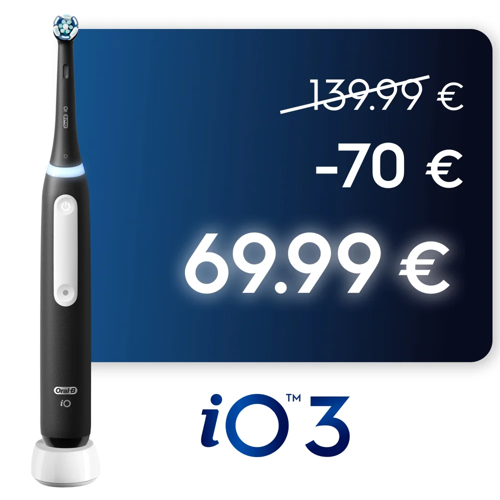 Oral-B iO Series 3 Matt Black, recycelbare Verpackung Bild 1