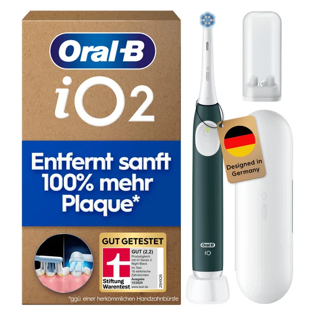 Oral-B iO Series 2 Elektrische Zahnbürste, Forest Green