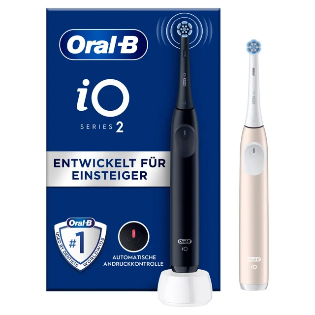 Oral-B iO Series 2 Night Black/Calm Pink mit 2. Handstück