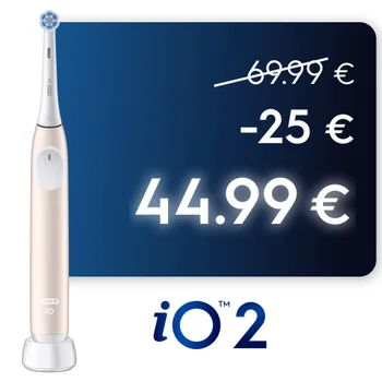 Oral-B iO Series 2 Calm Pink, Reise-Etui, recycelbare Verpackung