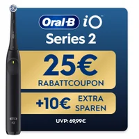 Oral-B iO Series 2 Night Black, Reise-Etui, recycelbare Verpackung