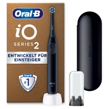 Oral-B iO Series 2 Night Black, Reise-Etui, recycelbare Verpackung