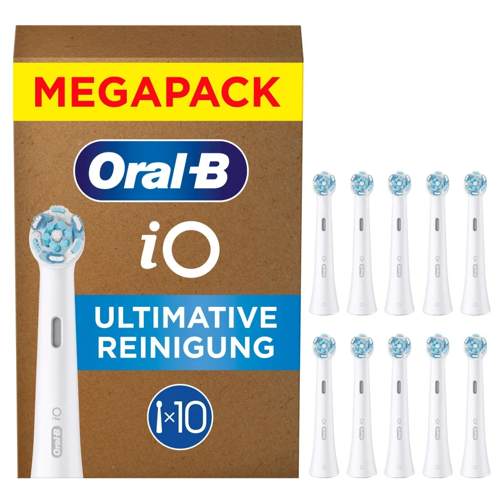 Oral-B iO Ultimative Reinigung, Original Aufsteckbürsten, Weiß, 10 Stück Bild 1