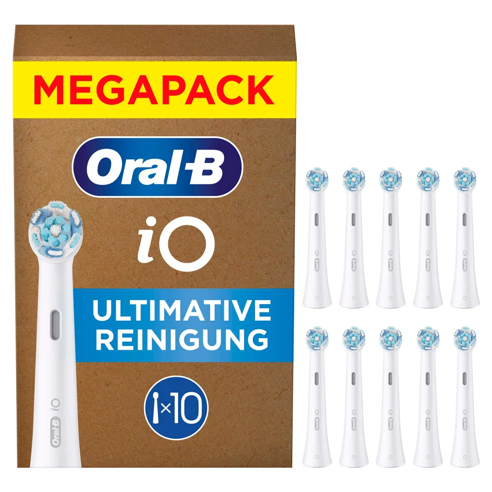 Oral-B iO Ultimative Reinigung, Original Aufsteckbürsten, Weiß, 10 Stück Bild 1