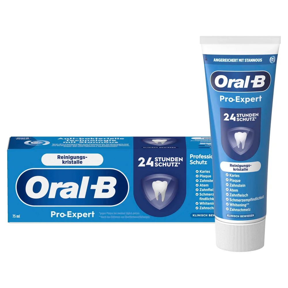 Oral-B Pro-Expert Professioneller Schutz Zahncreme mit Reinigungskristallen, 75ml Bild 1