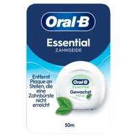 Oral-B Essential Floss Zahnseide Gewachst Minze, 50m