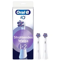 Oral-B iO Strahlendes Weiss, Original Aufsteckbürsten, Weiß, 2 Stück - undefined undefined