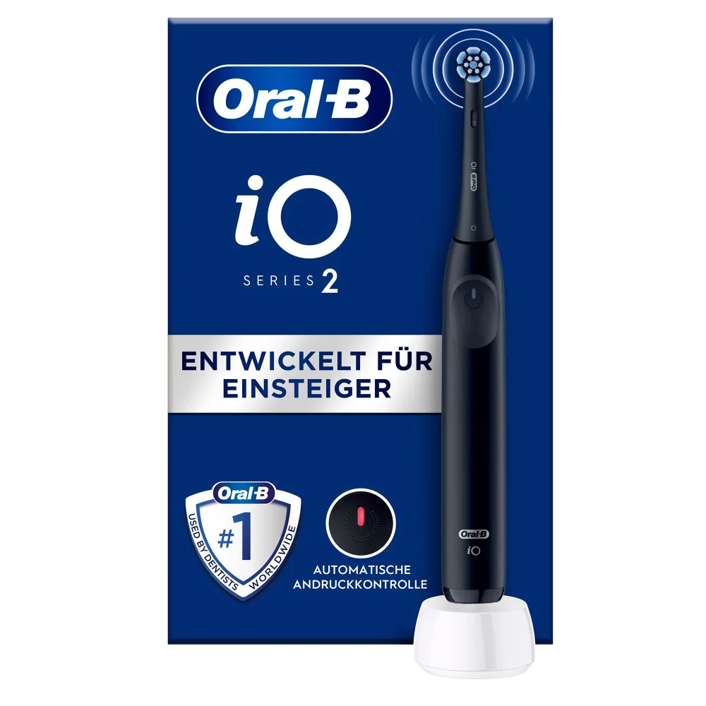 Oral-B iO Series 2 Elektrische Zahnbürste, Night Black Bild 1