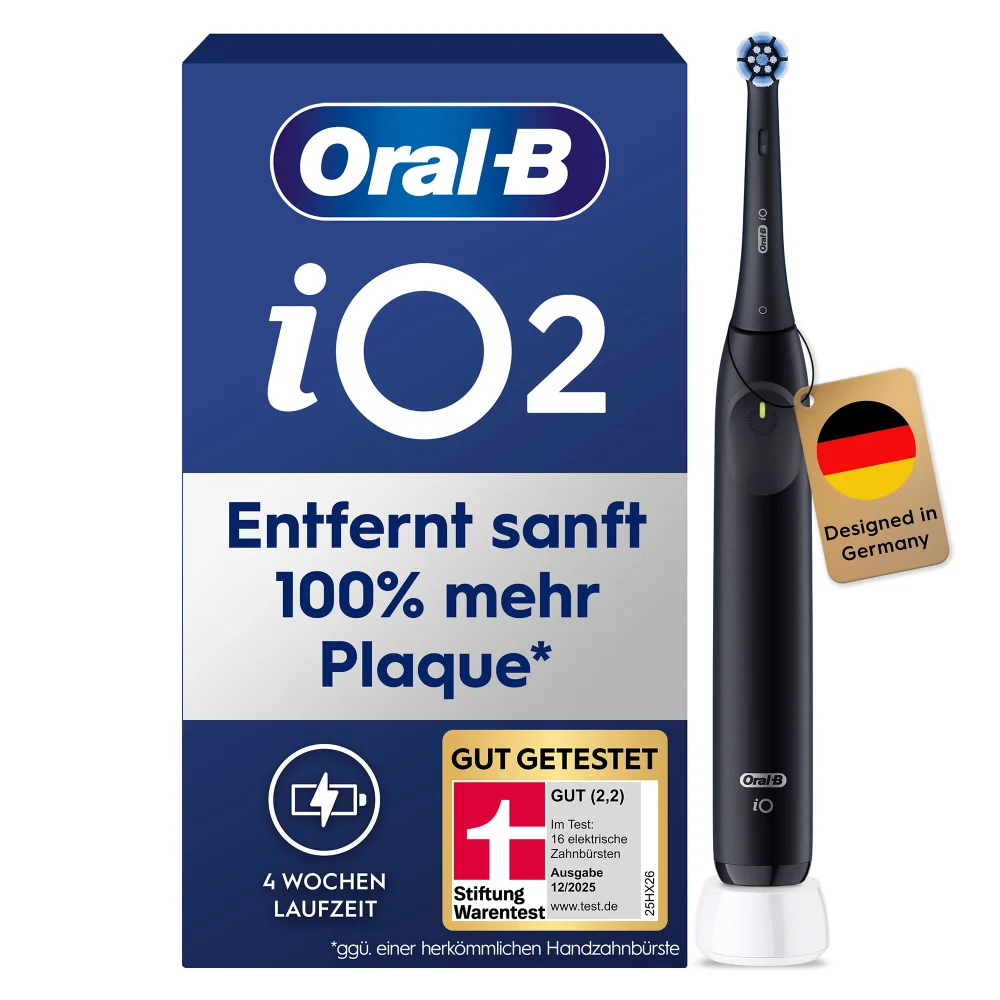 Oral-B iO Series 2 Elektrische Zahnbürste, Night Black Bild 1