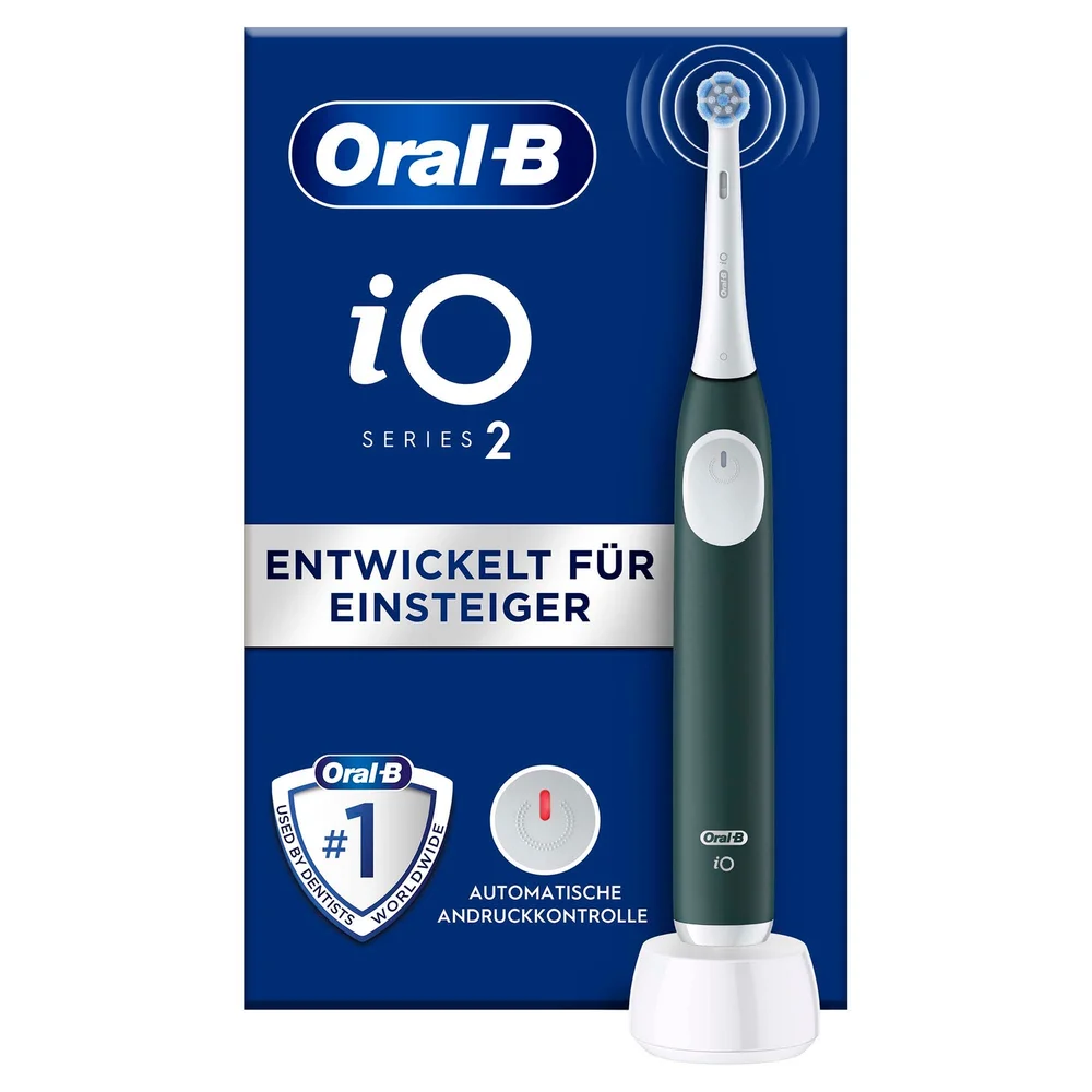 Oral-B iO Series 2 Elektrische Zahnbürste, Forest Green Bild 1