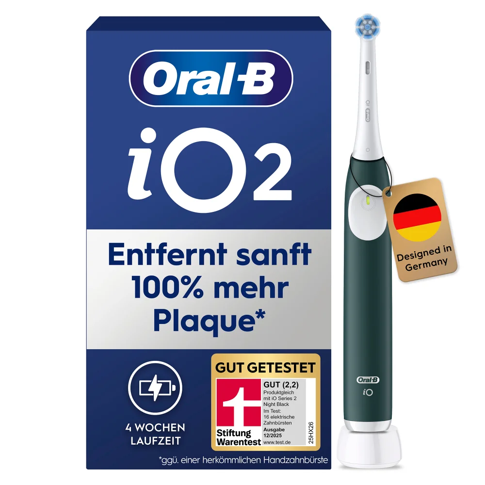 Oral-B iO Series 2 Elektrische Zahnbürste, Forest Green Bild 1