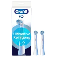Oral-B iO Ultimative Reinigung, Original Aufsteckbürsten, Weiß, 2 Stück