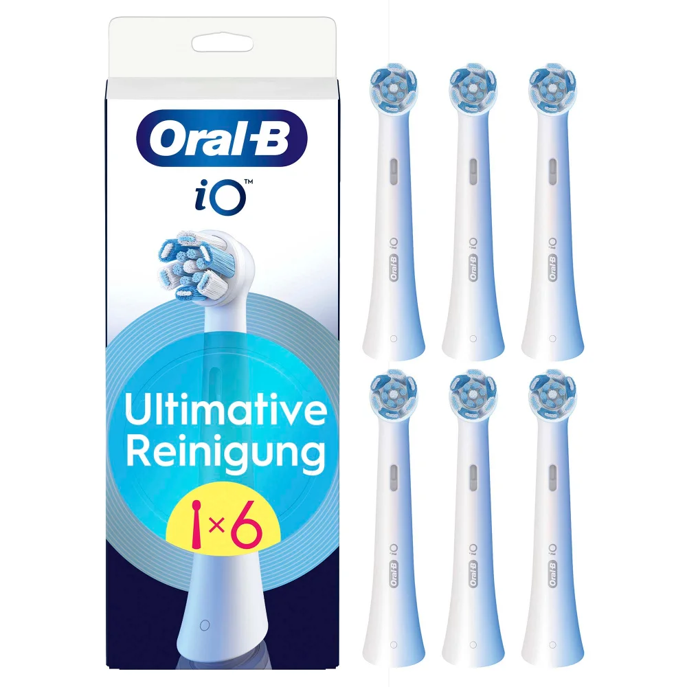 Oral-B iO Ultimative Reinigung, Original Aufsteckbürsten, Weiß, 6 Stück Bild 1